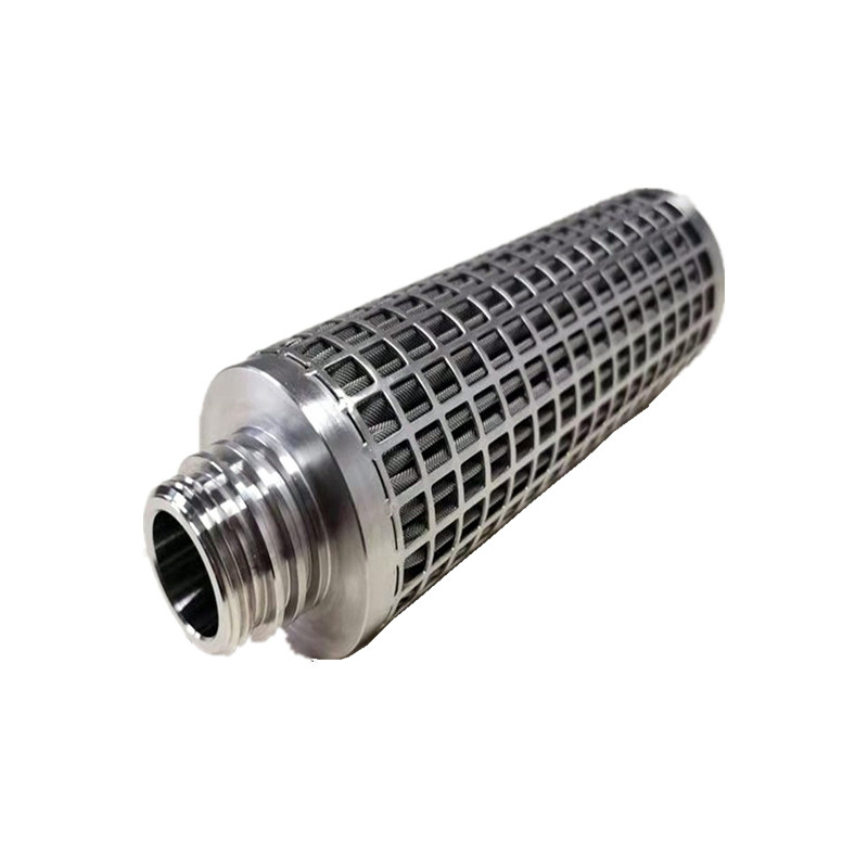 Cartouche filtrante à écran fritté écran fritté multicouche élément filtrant en acier inoxydable écran fritté en métal 316L