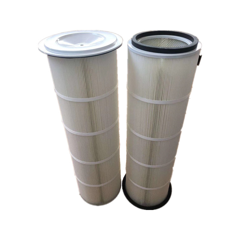 Filtre à air industriel d'OD 550mm pour la cartouche filtrante de dépoussiérage